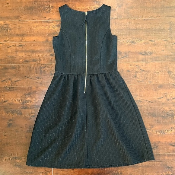 ANTHROPOLOGIE HD In Paris Starry Night Mini Dress Black Fit & Flare Size Medium - Picture 7 of 13